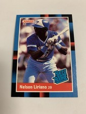 1988 Donruss Rated Rookie Nelson Liriano Toronto Blue Jays