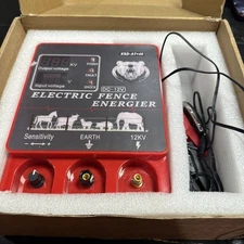 Electric Fence Energizer 12V 2A 12KV 9J 400AC 6.2MI 10KM 160HA Ranch XSD-A740