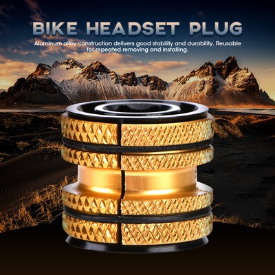 (Gold) Aluminiumlegierung Fahrrad-Headset Expanding Plug Für 28 6 Mm Carbon CU