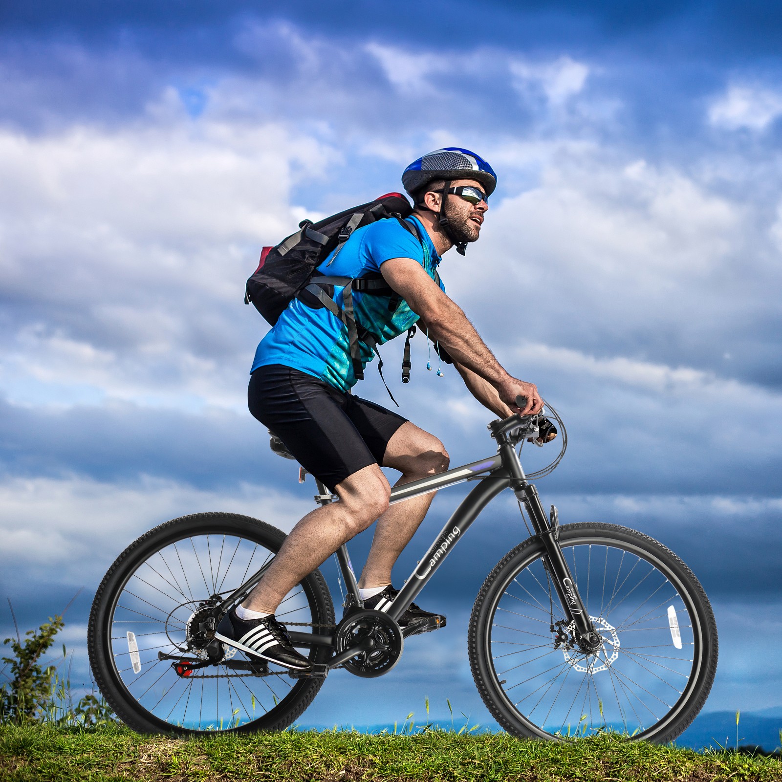 26-Inch Mountain Bike Aluminum Alloy Frame Mountain Bicycle, Disc Brakes