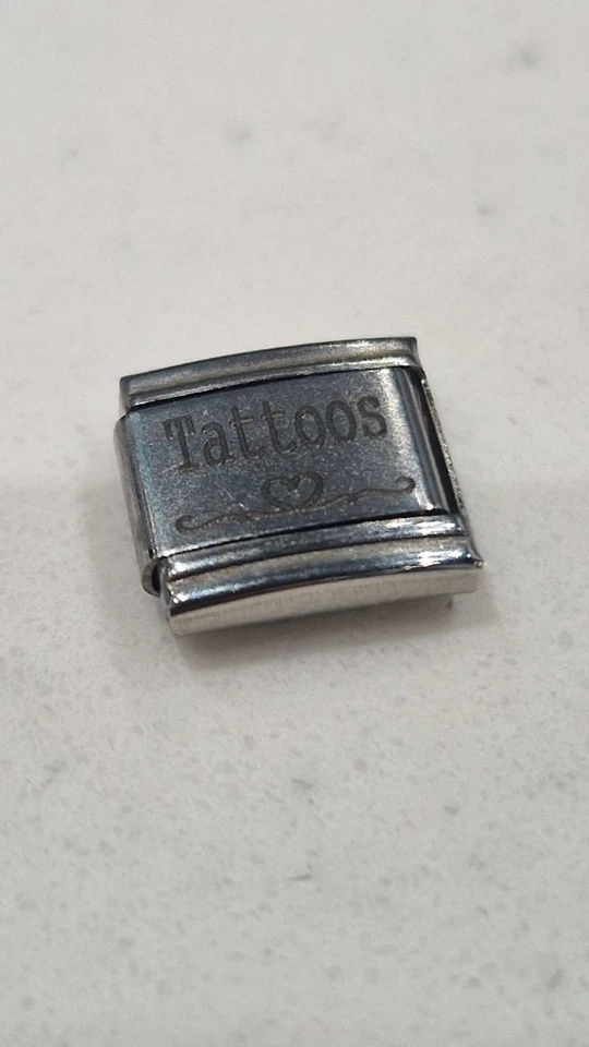 Tattoos Charm Glieder 9 mm Silber passend für Nomination Armband - Bild 4 von 4