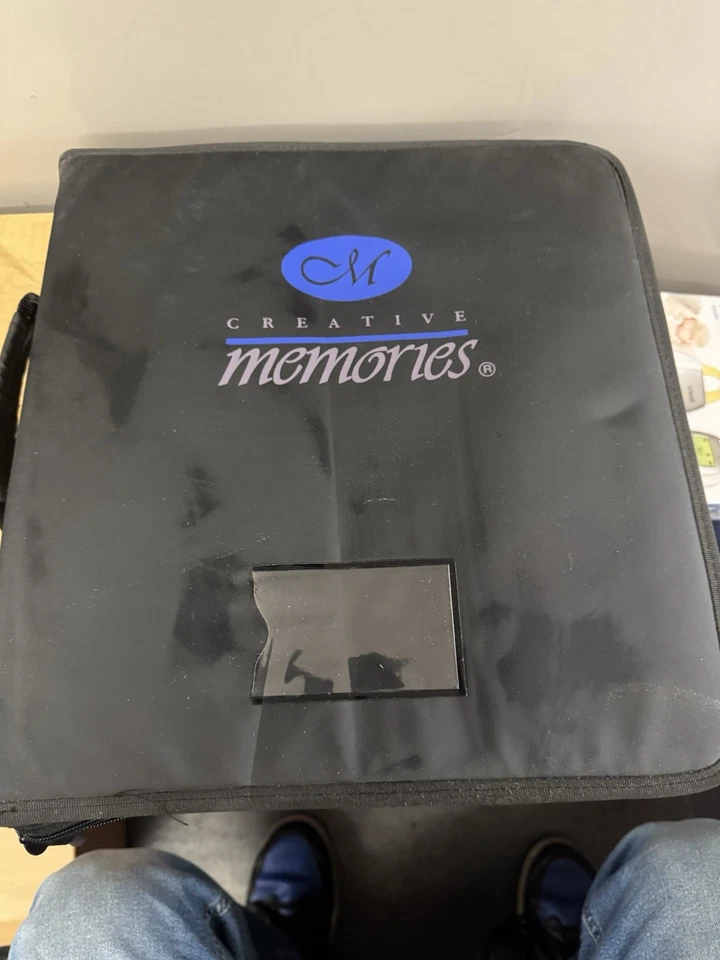 Carpeta Creative Memories con 15 inserciones laterales de doble cara pegatinas álbumes de recortes LOTE Foto 3 de 4