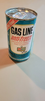 #ad #ad Kmart Gas Line Anti freeze Metal Can 12oz Unopened Advertising 38 cent price tag $15.00