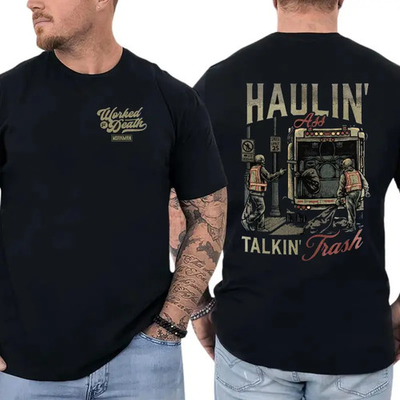 #ad Funny Garbage Truck Worker Graphic T ShirtBig Rig Driver HumoTruck driver gift $24.50