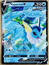 POKÉMON SWORD & SHIELD BLACK STAR PROMO VAPOREON V ULTRA RARE HOLO SWSH150 NM+