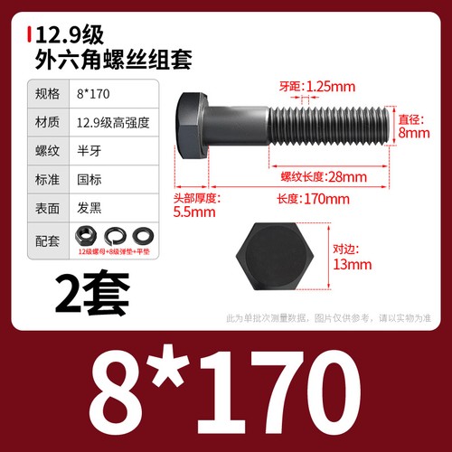 M4-M24 Hexagon Head Set Screws Grade 12.9 Fully/Half Thread Bolts Nuts Washers - Picture 76 of 256