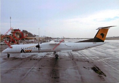Ansichtskarte>>ASKY AIRLINES DE HAVILLAND DASH 8 DHC-8-400 ET-AQF [OKC]