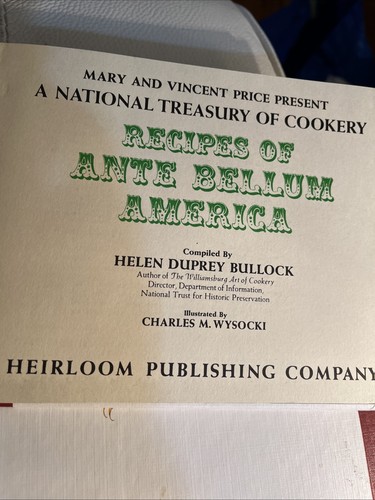 A National Treasury of Cooking HC Book Lot Of 2 Charles Wysocki Illustrator 1967 - Foto 12 di 17