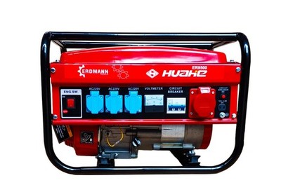 Notstromgenerator 2500W 230V 400V Benzin Stromerzeuger Erdmann 9500