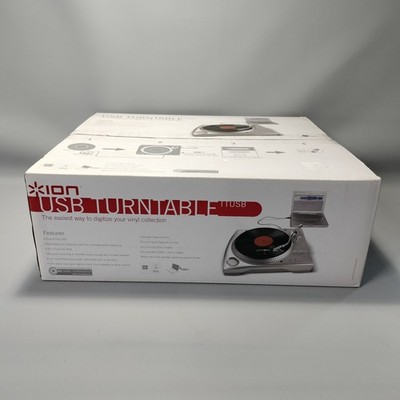 ION Audio iTTUSB Turntable Vinyl Records To Digital MP3 Converter Belt Drive