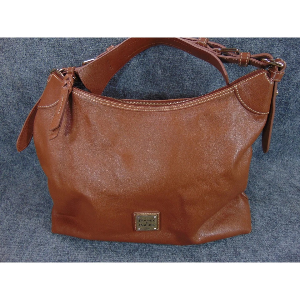 Bolso de Hombro Hobo Dooney & Bourke Cuero Marrón Clásico Cartera Cartera para Mujer Foto 2 de 4