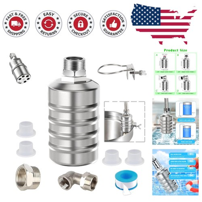 #ad Smart Auto Shutoff 1 2#x27;#x27; amp; 3 4#x27;#x27; Float Valve for Tanks amp; Ponds Durable Design $32.29