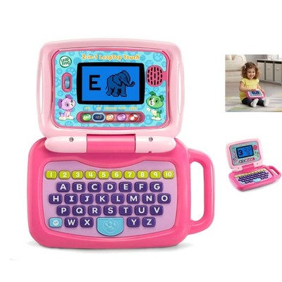 Interactive 2-in-1 LeapTop Touch - Pink Educational Device for Preschool Fun