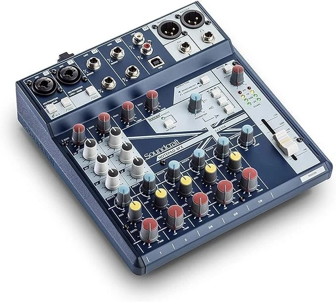 Soundcraft Notepad-8FX Professional USB Audio Interface Mixer w/ Lexicon Reverb - Image 3 of 4
