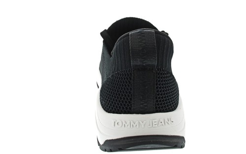Tommy Jeans TJM Runner Knitted Herren Sneaker schwarz - Bild 2 von 5