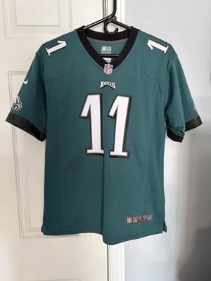 Philadelphia Eagles Youth Large NIKE on Field Jersey #11 Brown