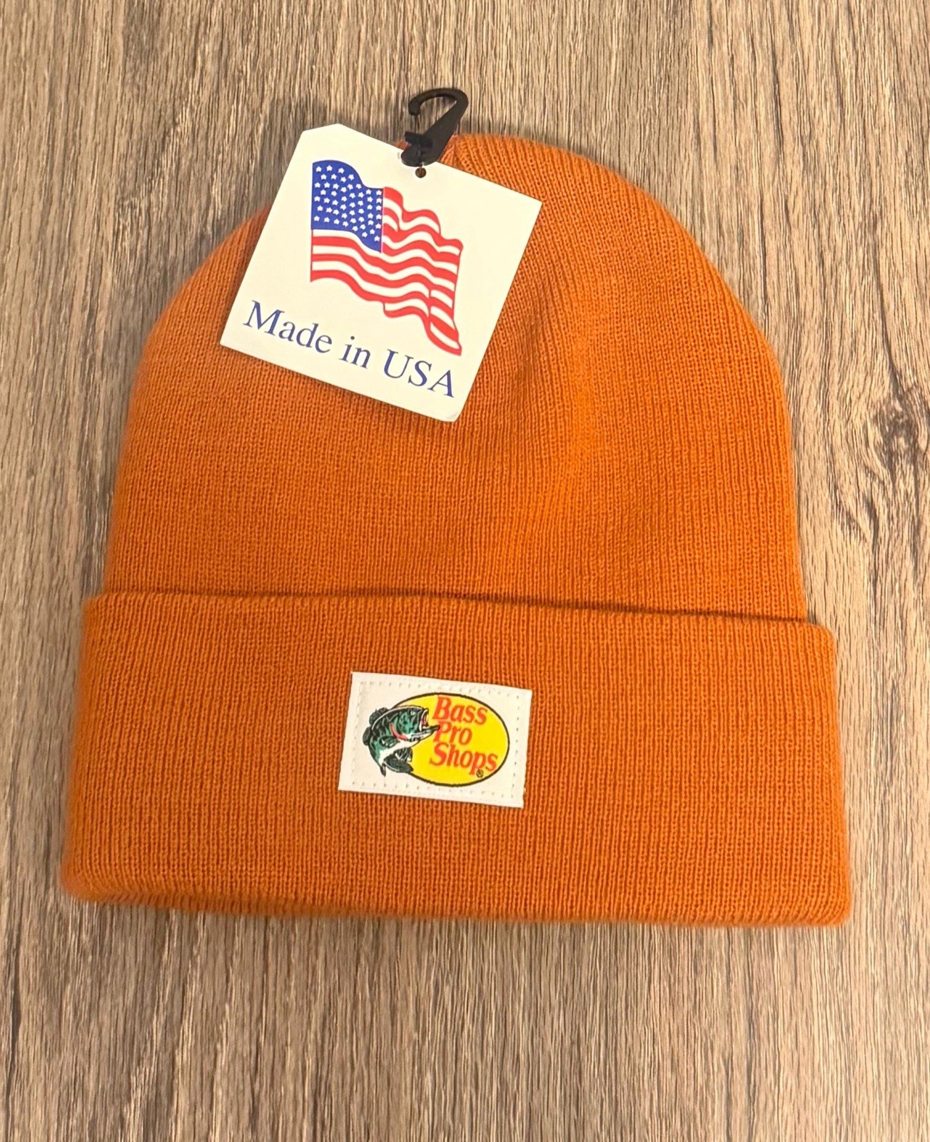 Cabelas Solid Orange Winter Hat Vintage, Deadstoc… - image 1