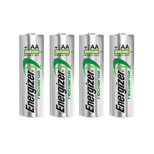 4 x Energizer AA Rechargeable Batteries 2300MAH Pre Charged NiMH 2.96 per battery