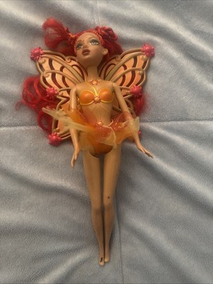 2006 Mattel Barbie FAIRYTOPIA Magic of the Rainbow Sunburst Fairy 10.5  Doll