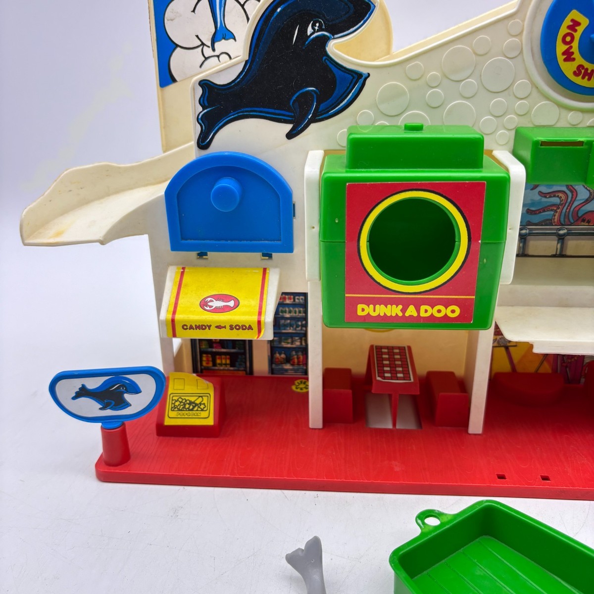VINTAGE Tubtown Sea Circus Playset with Box INCOMPLETE
