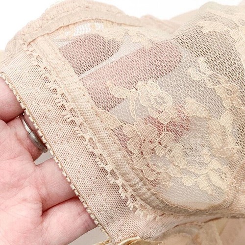 Unlined Wireless Women CDEFGHI Minimizer Bra Full Figure Support PLUS SIZE 34-50 - Picture 9 of 12