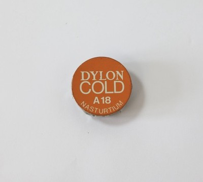Vintage Dylon Cold Dyes A18 Kapuzinerkresse Orange
