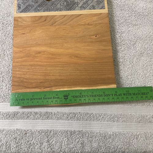 Warther Cutlery x Wendell August Cutting Board Pittsburgh Penguins 9x12 Wood EUC - Picture 7 of 8