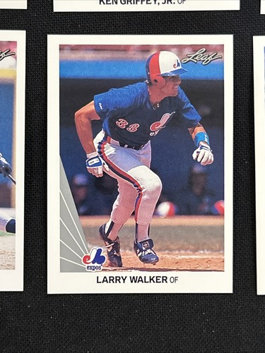 Juego completo de béisbol LEAF 1990 como nuevo 1-528 Thomas, Walker, Sosa RC Griffey Jr *2 - Imagen 8 de 23