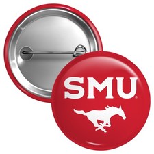 Southern Methodist University Button Pin - 3 Size Options