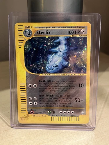 Pokémon TCG Steelix H23/H32 Holo Rare Aquapolis Eseries LP/MP WOTC