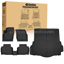 Tpe Floor Mats Trunk Cargo Liners Set For 2013-2016 Ford Fusion Gas Engine New