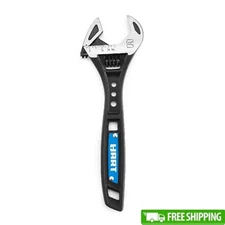 Pro Adjustable Wrench 8 Inch Heavy Duty Chrome Vanadium Steel Comfort Grip New
