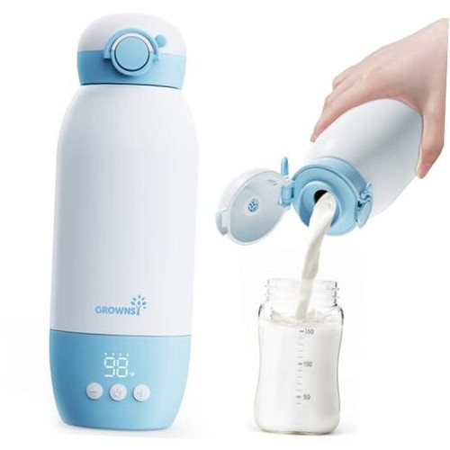 Portable Bottle Warmer, Fast Baby Bottle Warmer On The Go, Cordless Travel