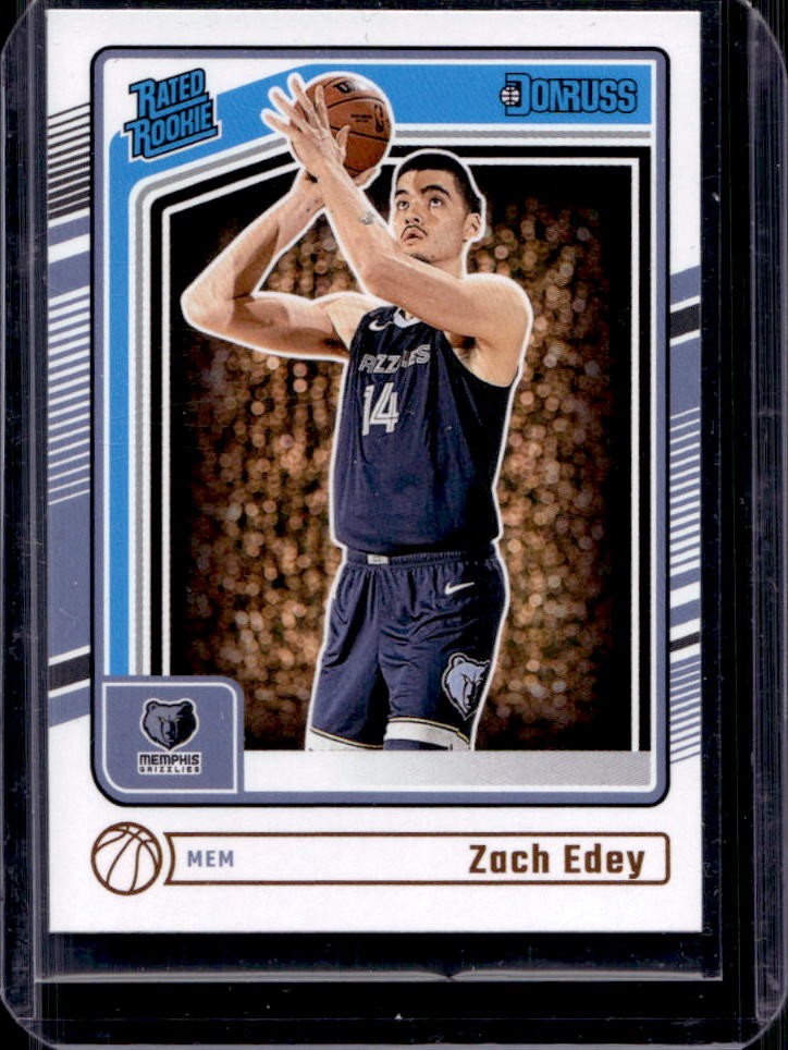 2024-25 Donruss Zach Edey Rated Rookie #239 Grizzlies