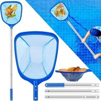Pool Kescher Mit Teleskopstange Feinmaschiges Reinigungsset 2026 FüR Pool...