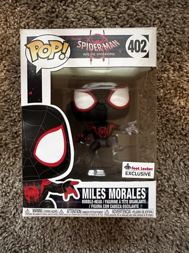 Funko Pop! Vinilo: Marvel - Miles Morales - Foot Locker (Exclusivo) #402 Como Nuevo