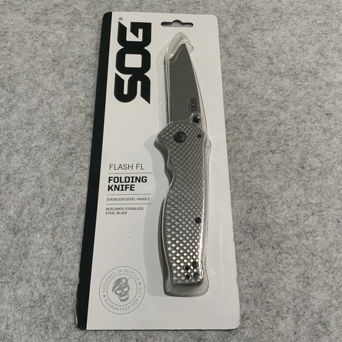 SOG Flash FL Klappmesser 8CR13MOV Stahl rostfreier Griff Neu