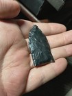 Authentic Ohio Black Zeleski Flint Paleo Point Indian Arrowhead Artifact — photo 9