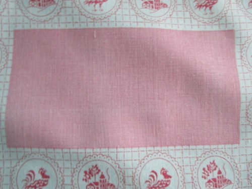 Vintage Pink Raspberry Farmhouse Rooster Linen Placemats Set Of 4 GUC - Picture 7 of 14
