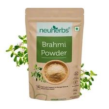 Neuherbs Organic Brahmi Powder For Men & Women 100% Pure & Natural 100gm