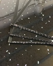 Gloss White or Black Sparkle Ceiling Cladding Bathroom Panels PVC Shower Wall