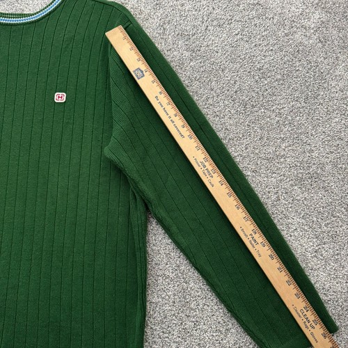 Hollister Co Sweater Men Size XL Ribbed Knit Grandpa Preppy Academia Y2K Vintage - Picture 6 of 7