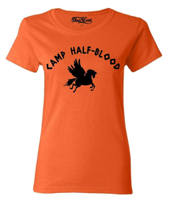 Women's Camp Half-Blood Cotton T-Shirt - Percy Jackson Inspired Soft Tee