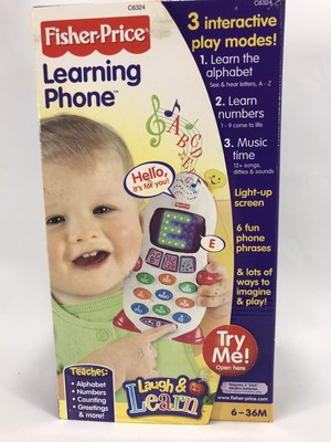 fisher price laugh and learn cell phone