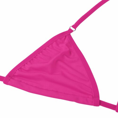 Damen Micro Bikini Set Cutout Bikinioberteil G-String Zweiteiliger Badeanzug - Bild 348 von 629