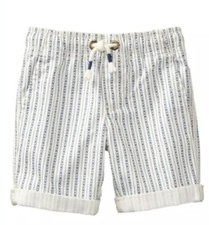 NWT Gymboree TRUE BLUE SUMMER Boys Blue White Geometric Shorts Size 18-24 M