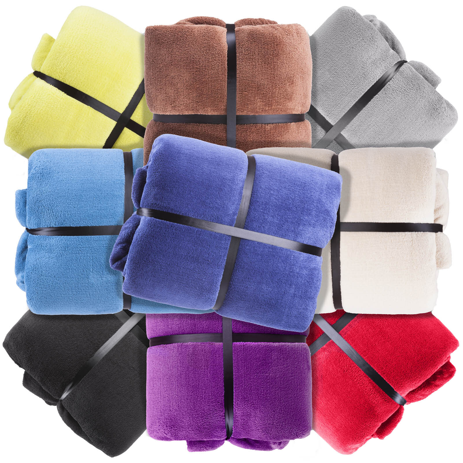 Coperta morbida coperta soggiorno copriletto copridivano XXL corallo pile cashmere tocco caldo foto 4