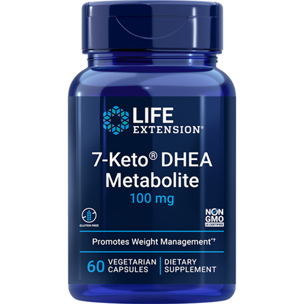 Life Extension 7-Keto® DHEA Metabolite 100 mg 60 Capsules