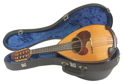 Japan Suzuki Hand Made bowlback Mandolin M80 solid Spruce