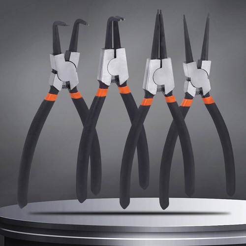 Tragbare 7/9" Innen Außen Halteclips Zange Sprengringzangen Set 4 Stück - Bild 10 von 33